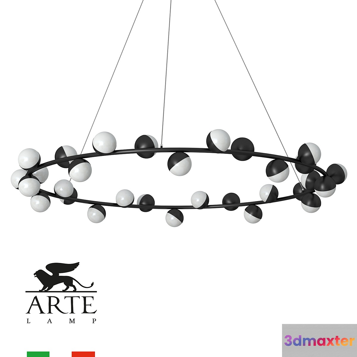 Arte Lamp Dexter A3619 Sp-30 Bk Om 3D Max