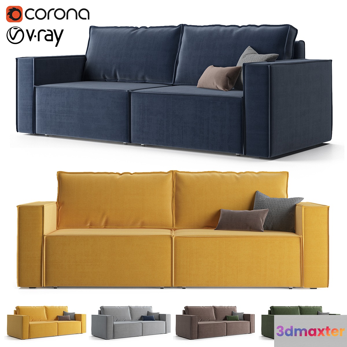 Sofa Loft divan.ru 3D Max