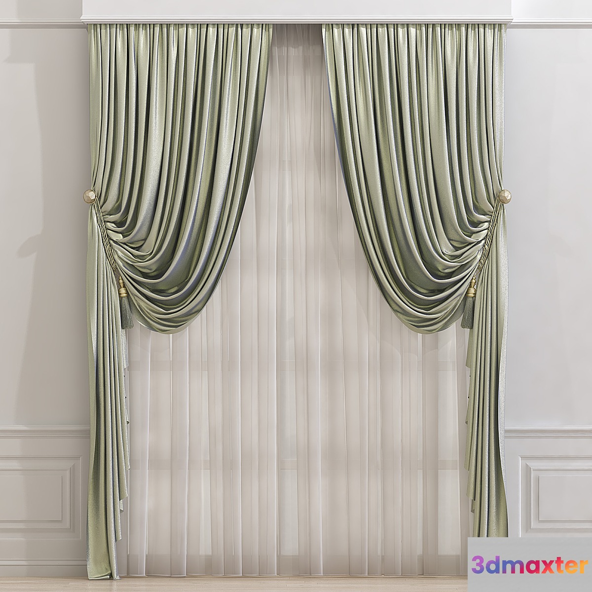 Curtain 661 3D Max