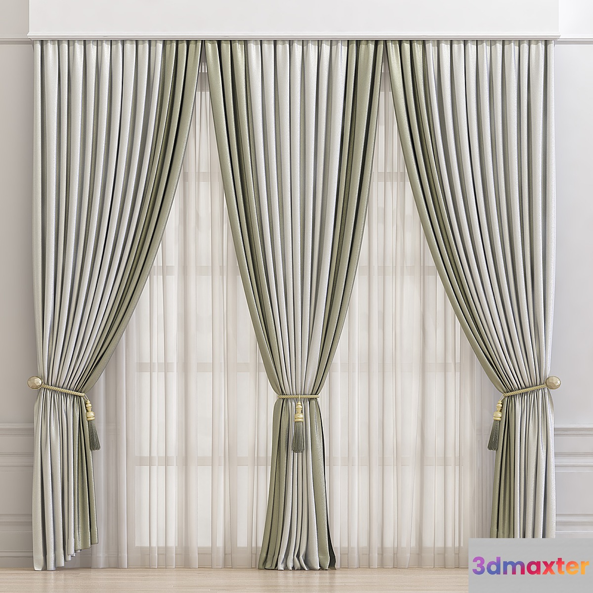 Curtain 666 3D Max