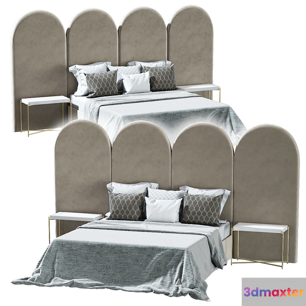 BED ALBA 3D Max