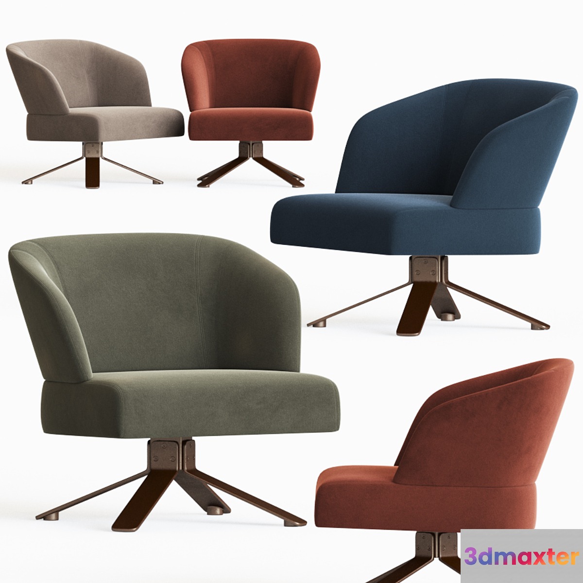 Reeves Small Armchair Minotti