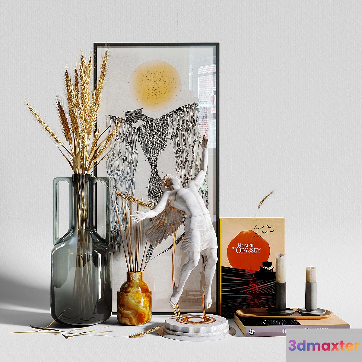 Decorative Set Icarus 3D Max