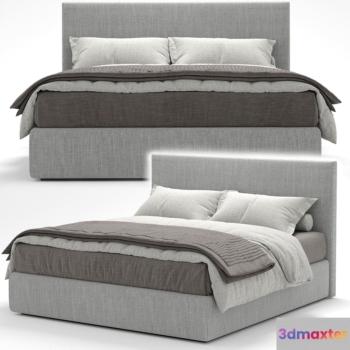 Bed Soho Berto 3D Max