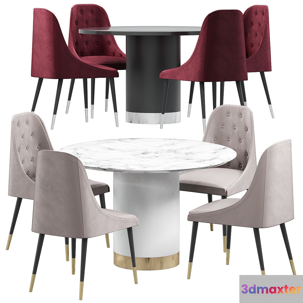Beedle Chair & Ontario Dining Table