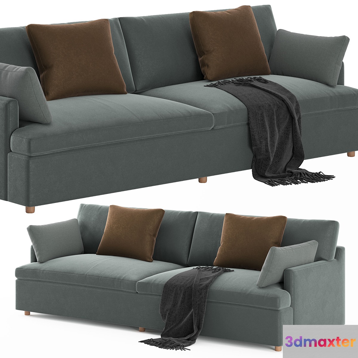 RH Cloud Track Arm Sofa