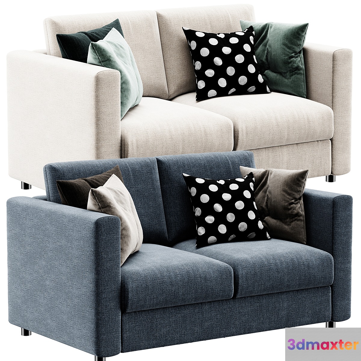 Ikea Finnala 2 seater sofa 3D Max