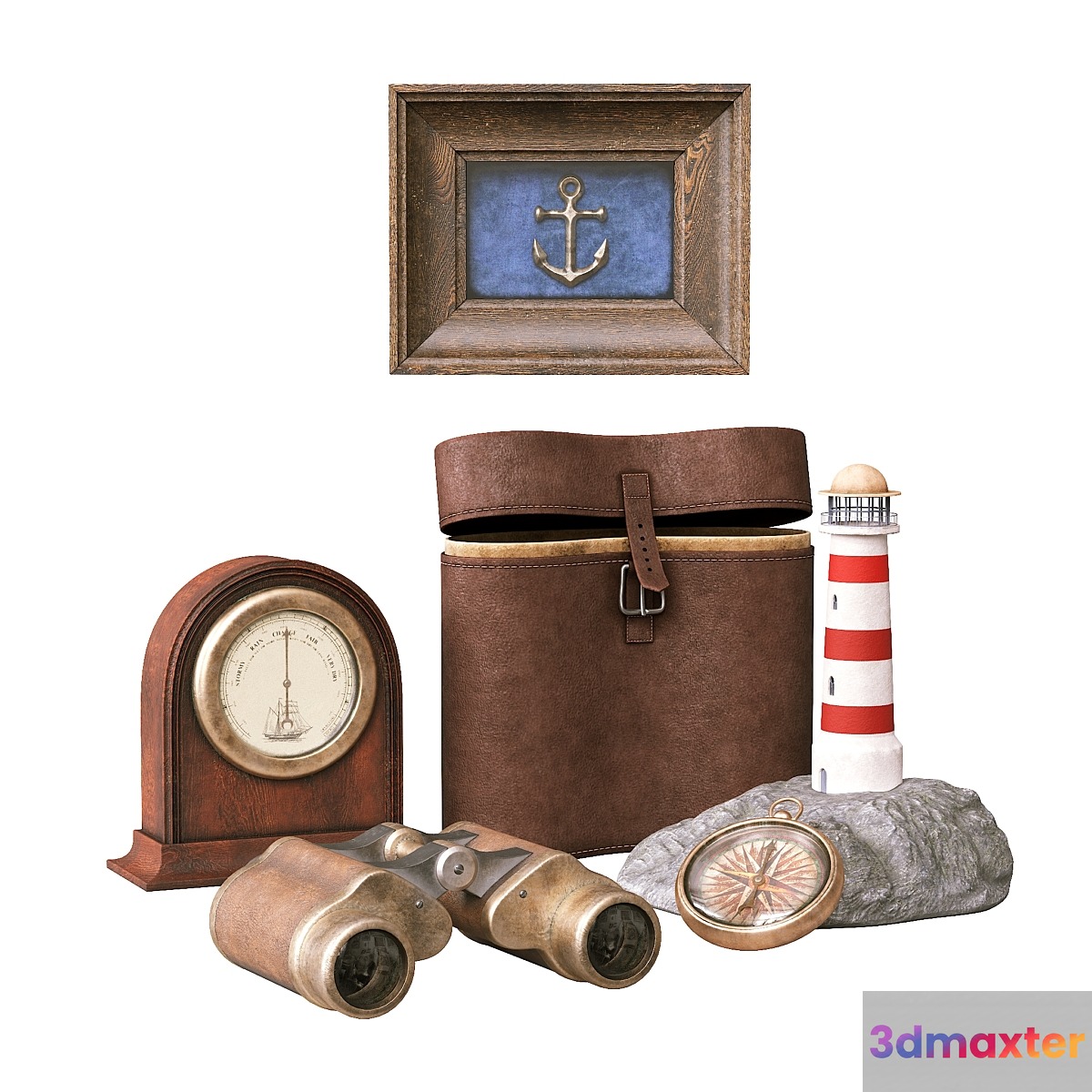Decorative Set (Marine) 3D Max