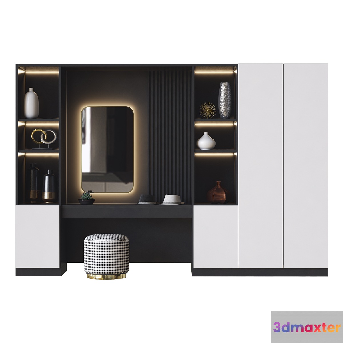 dressing table 001 3D Max