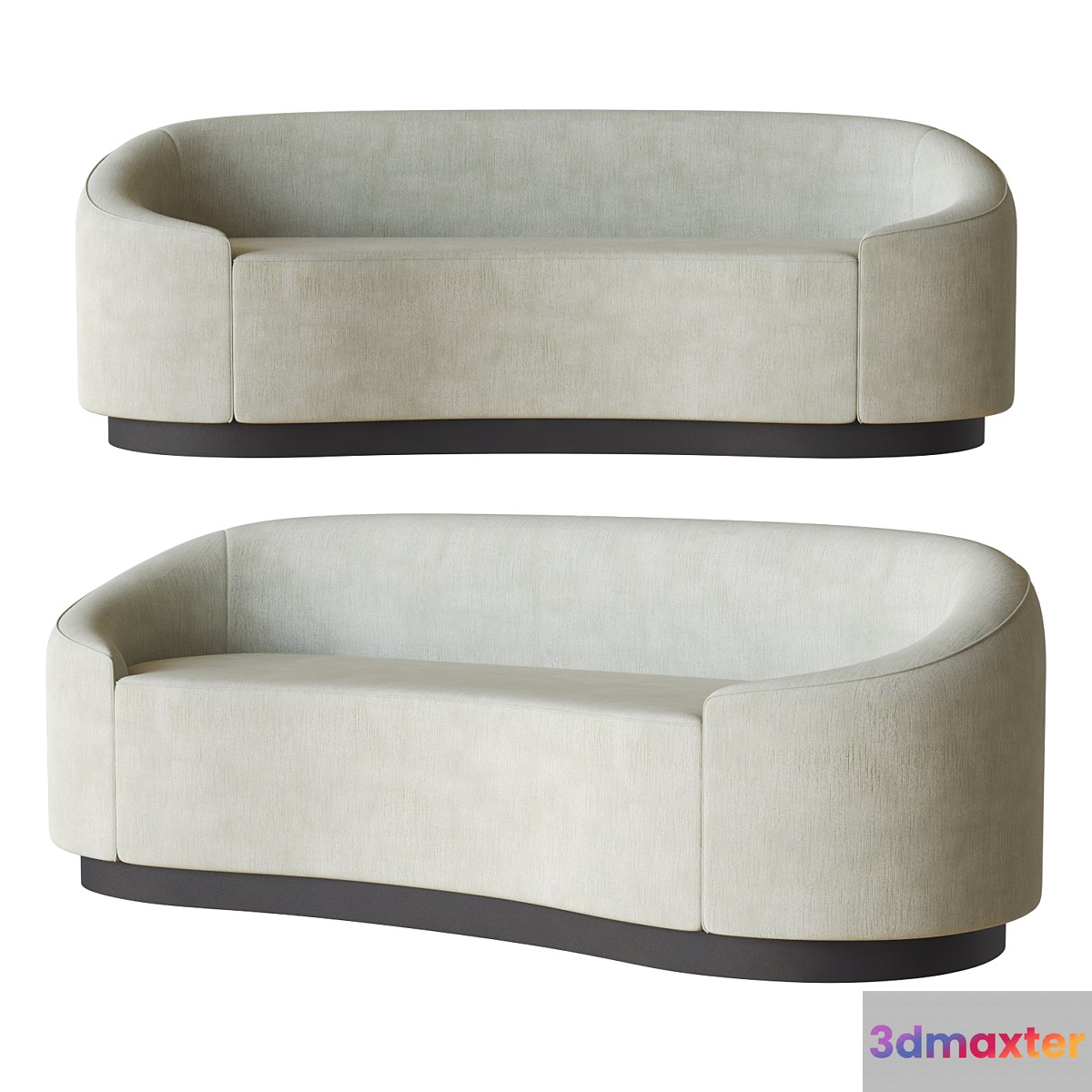 Petite Curved Sofa Global Home