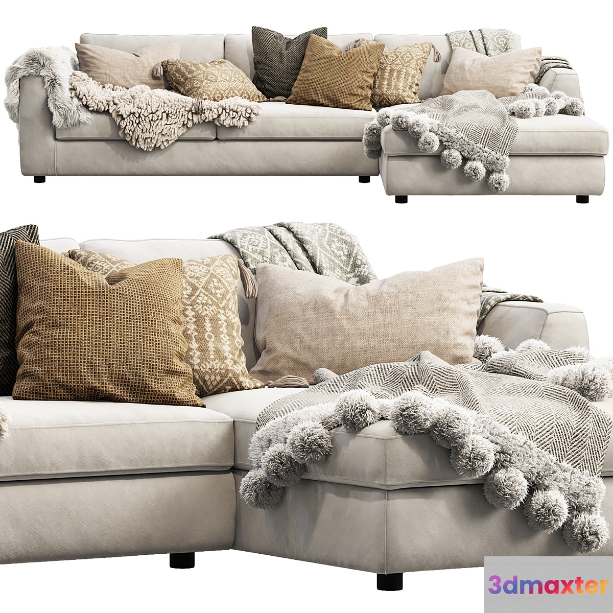 EQ3 Cello Sectional Sofa