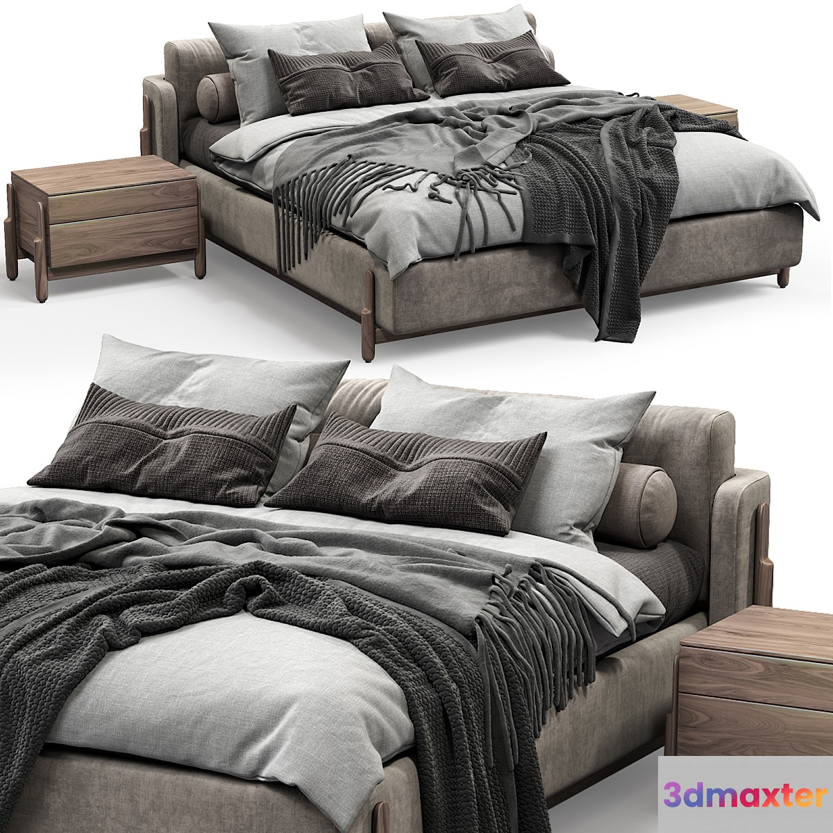 Zegen Bed ASH 3D Max