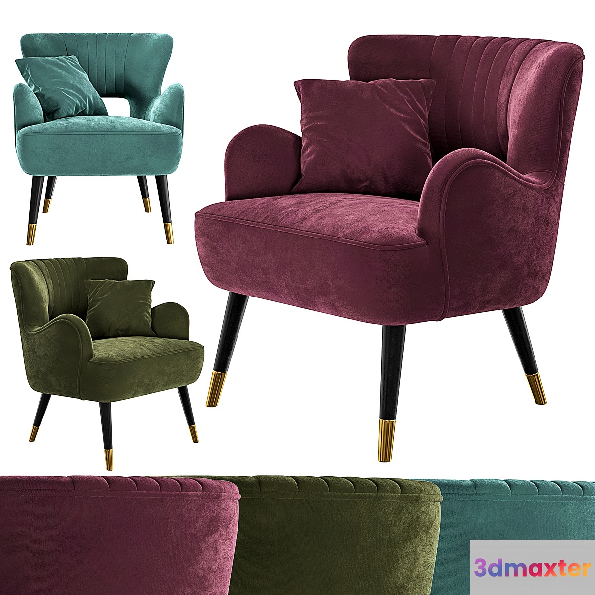 Armchair Swan - No.2 3D Max