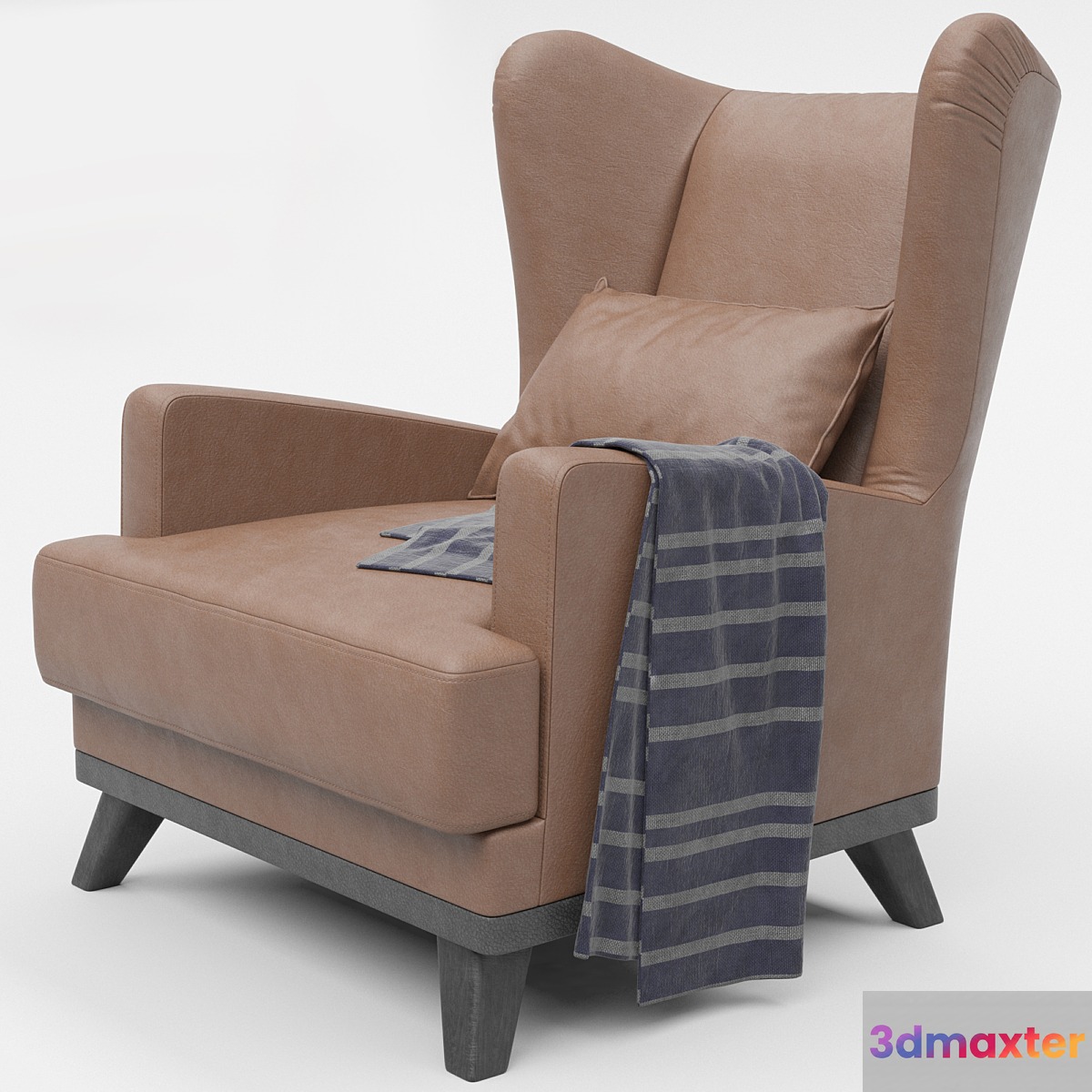 Hoff ludwig armchair brown 3D Max