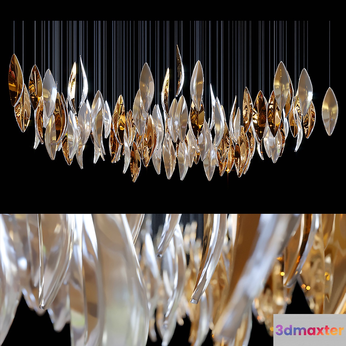 Chandelier Light Vargov - No.12 3D Max