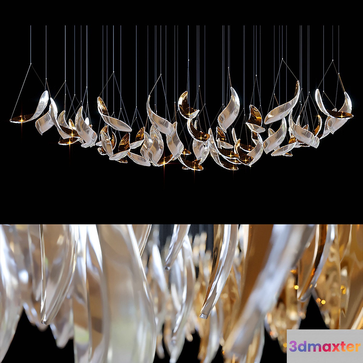 Chandelier Light Vargov - No.11 3D Max