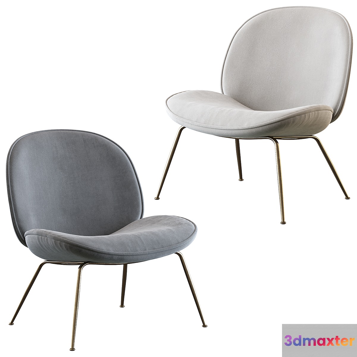 Beetle lounge chair 3D Max