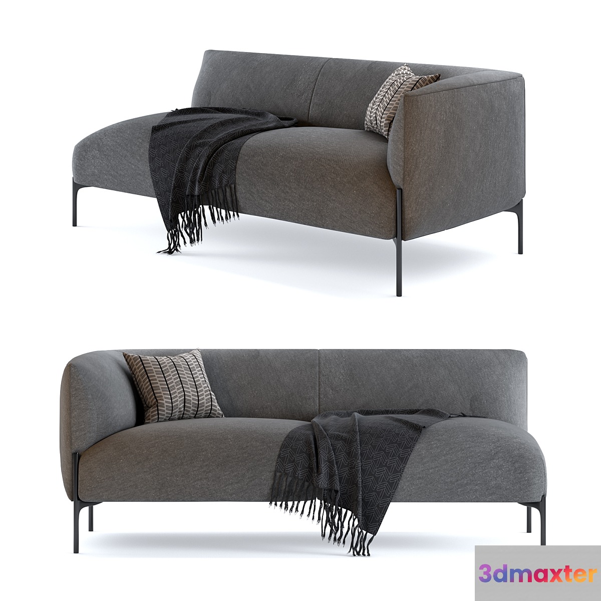 Panda sofa 3D Max