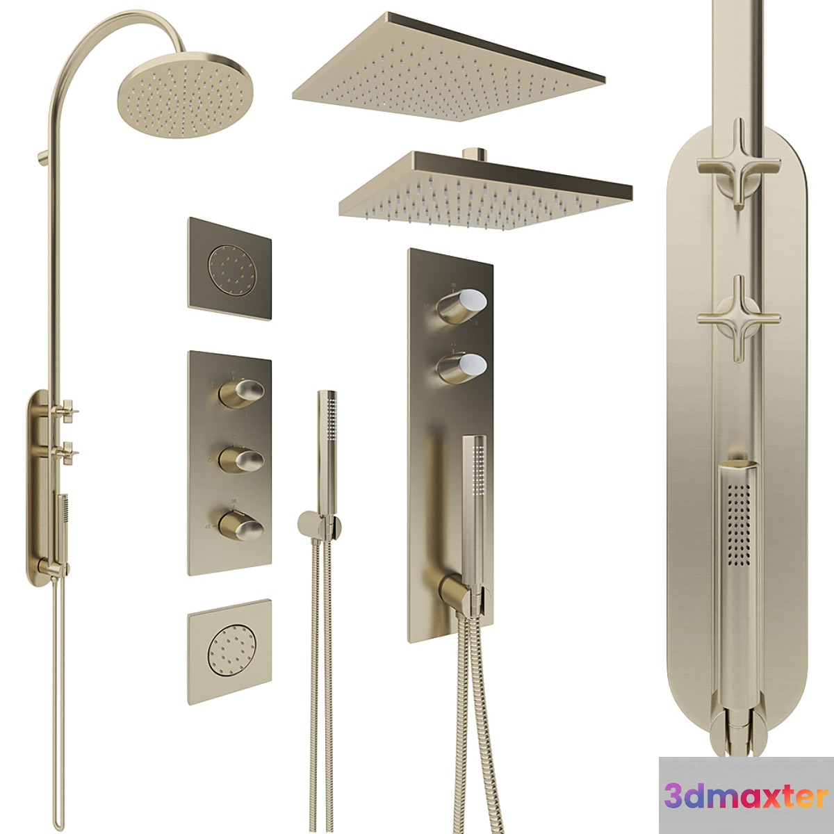 Shower systems Armani Roca Set_1 - No.4