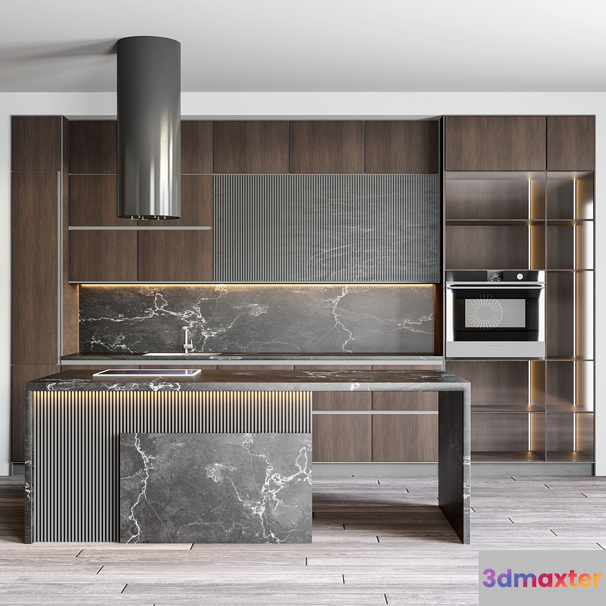 Modern kitchen 1 3D Max