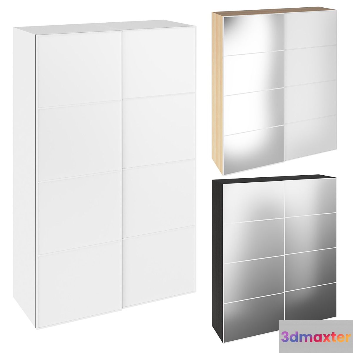 Ikea PAX AULI FÄRVIK UGGDAL 3D Max