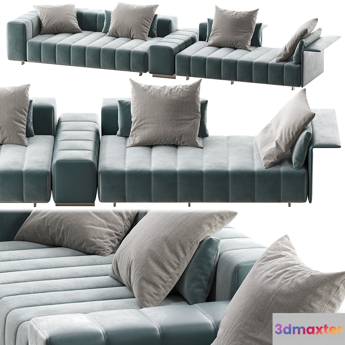 Minotti freeman seating system 3D Max