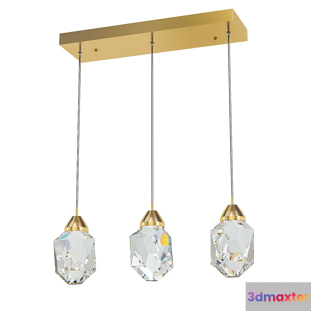 Speth crystal pendant light 3D Max