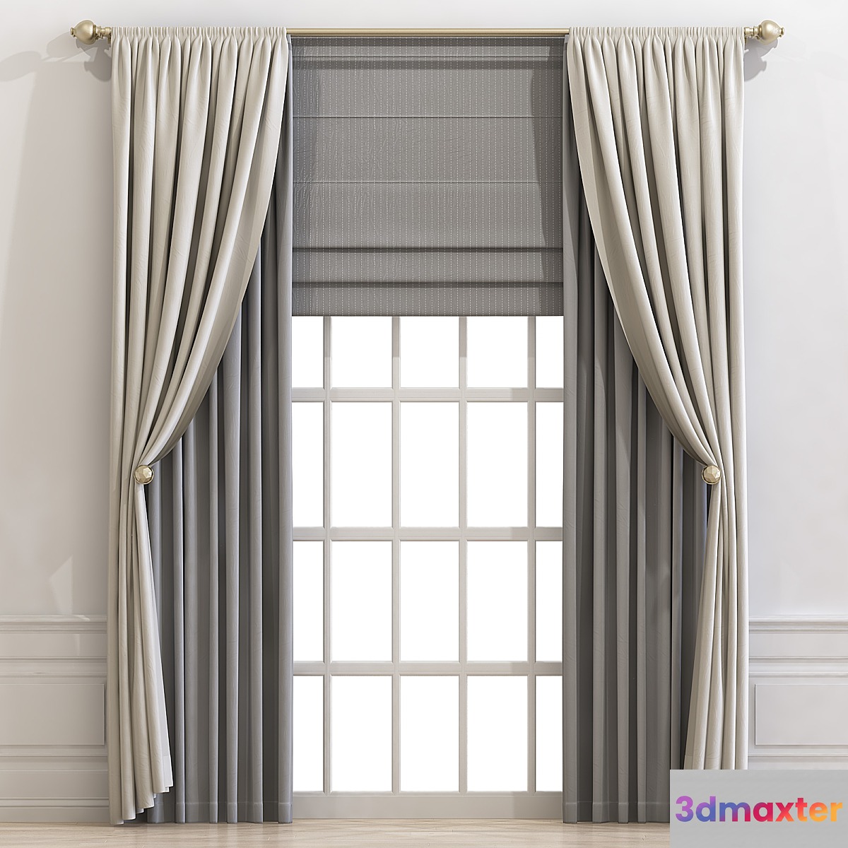 Curtain 680 3D Max