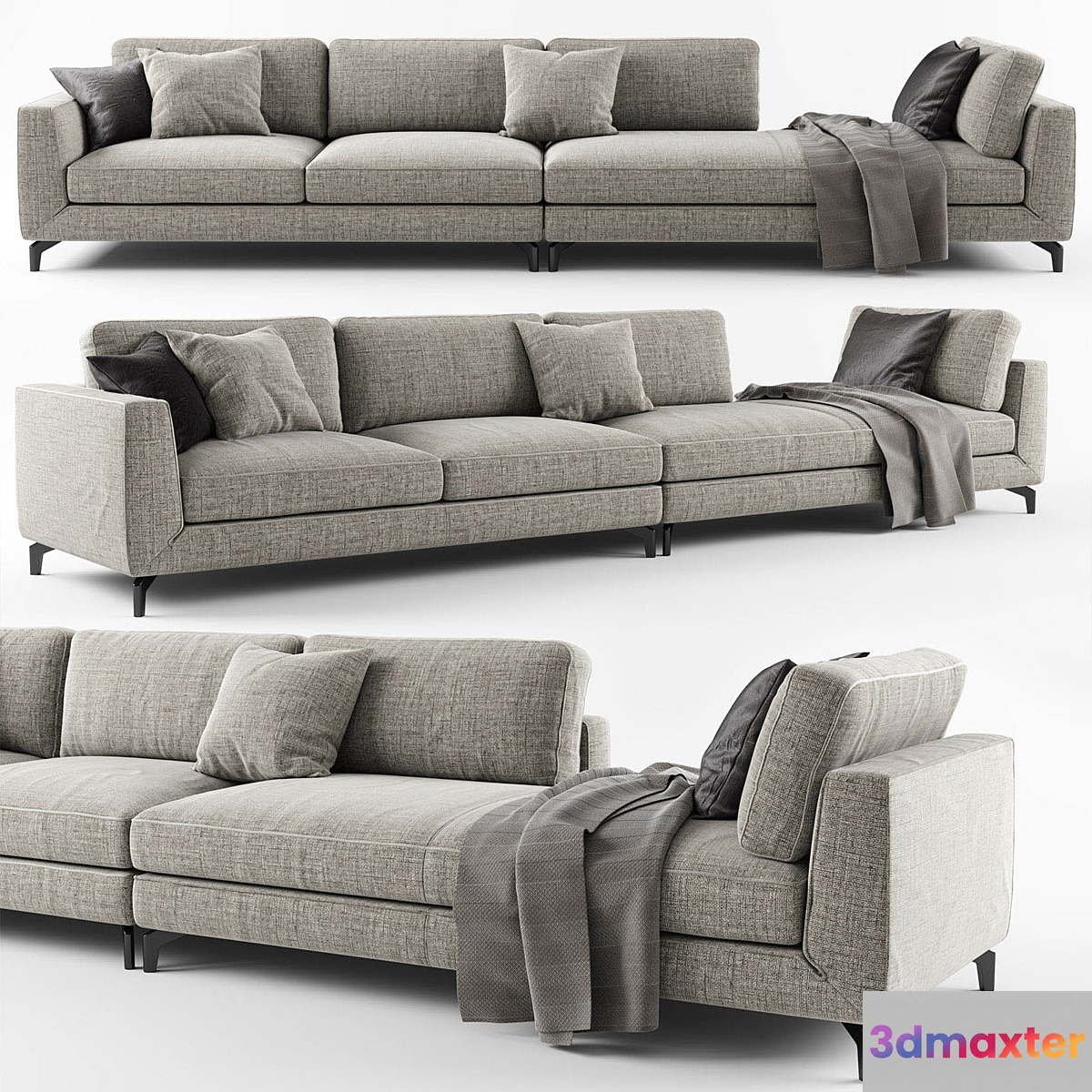 Calligaris CARRE sofa 3D Max