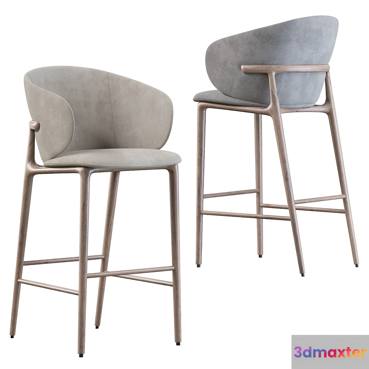 Mela Barstool 3D Max