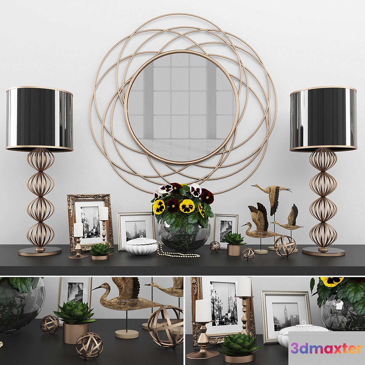 Decorative set 56 - No.2 3D Max