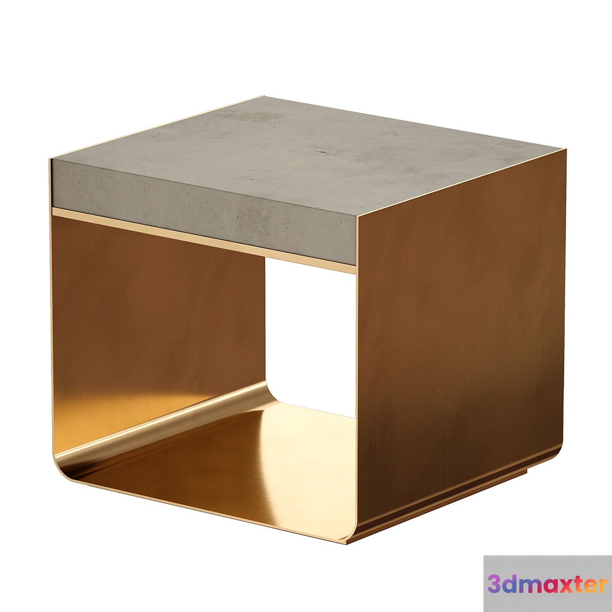 Dexter Concrete Top End Table (Crate and Barrel)