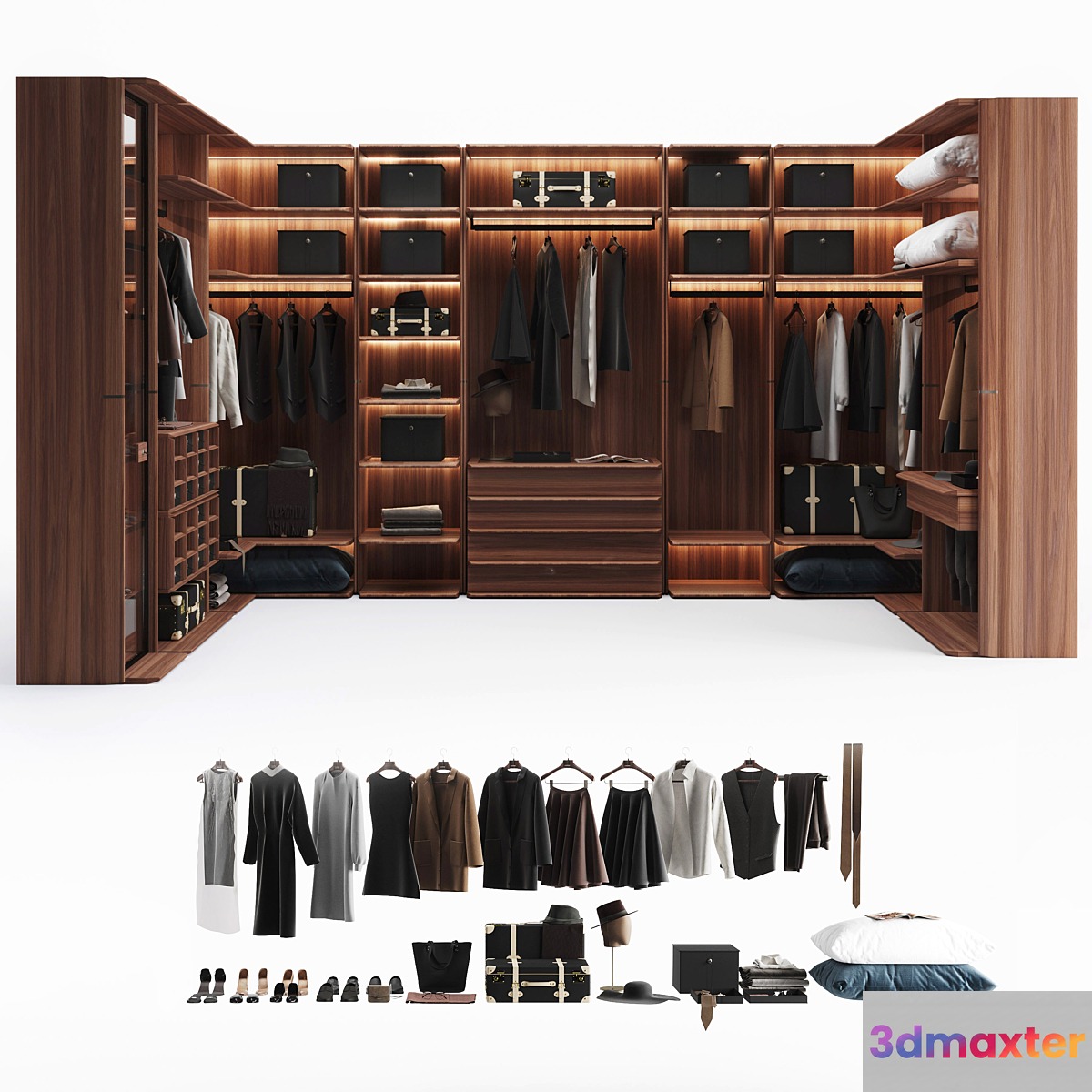 Porada My suite wardrobe 3D Max