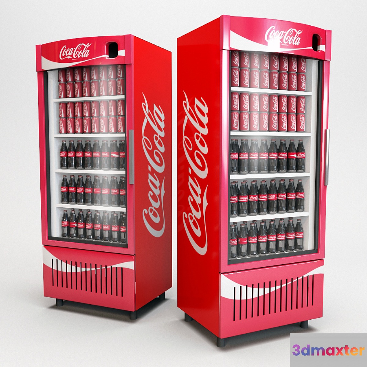 Coca-Cola Undercounter Drinks Cooler 3D Max