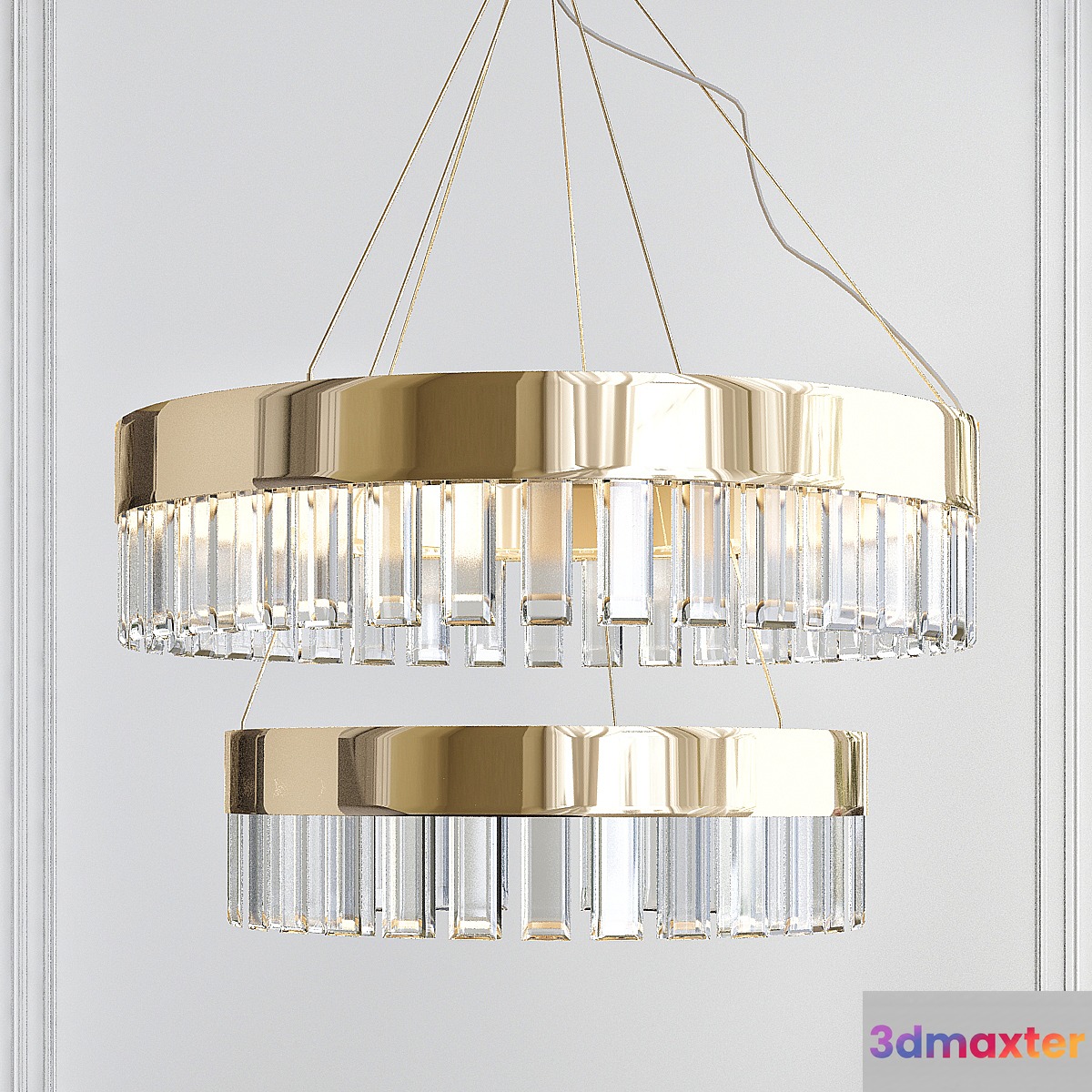 Twelve Arm Brass Chandelier - No.4