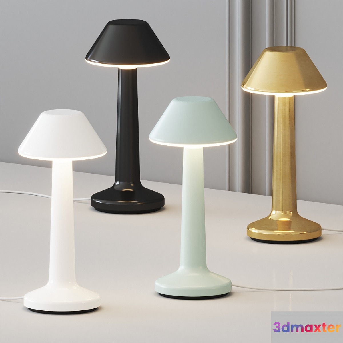 Moments 2 table lamp by Imagilights 3D Max