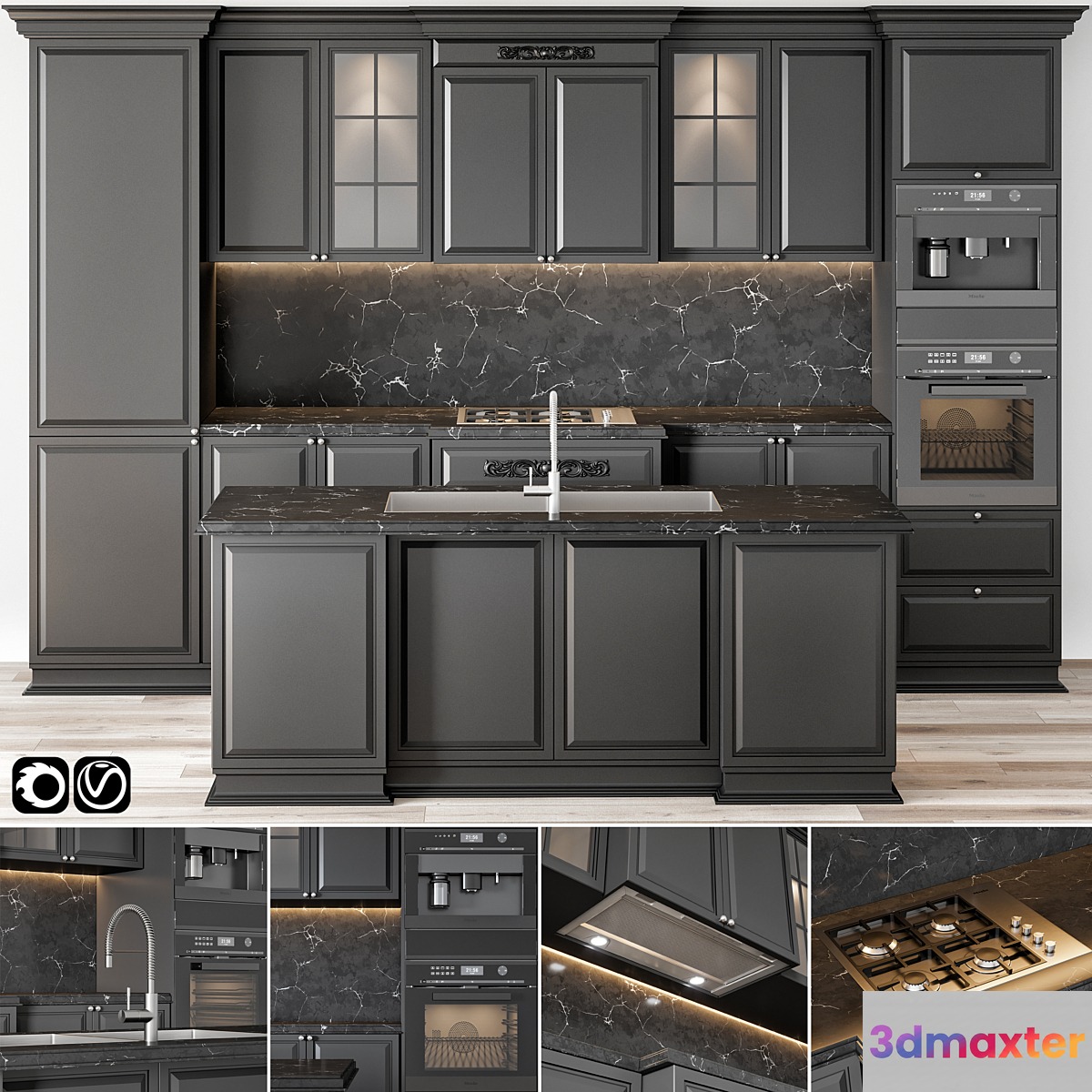 Kitchen 02 3D Max