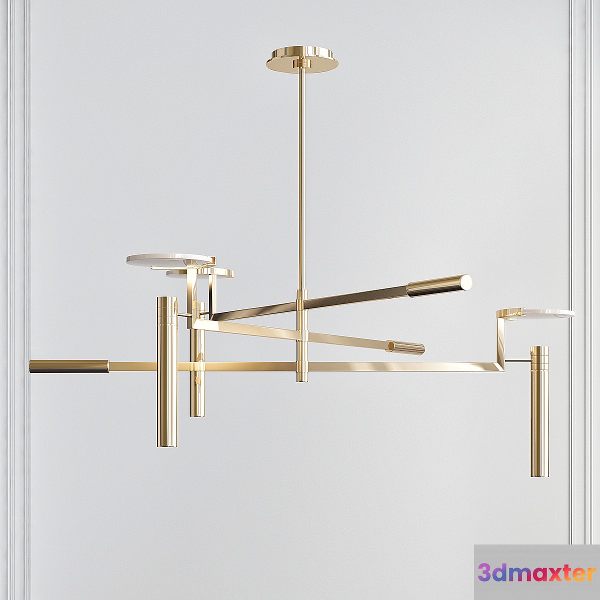 Melange Large Floating Disc Chandelier - No.5