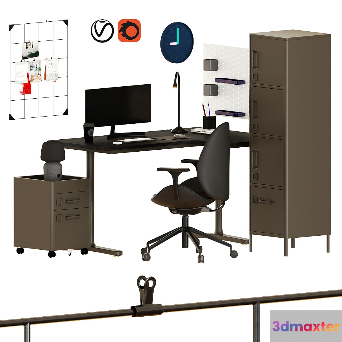 BEKANT Corner desk set 2