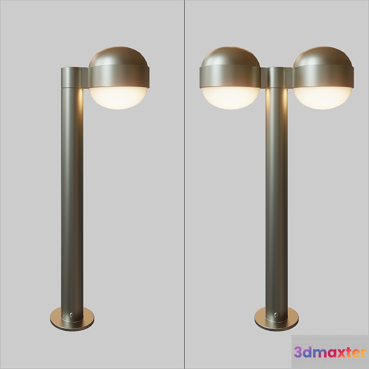 reals bollards from sonneman collection I 3D Max