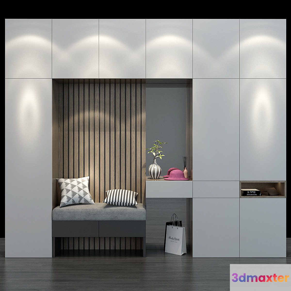 Furniture cabinet 0179 3D Max