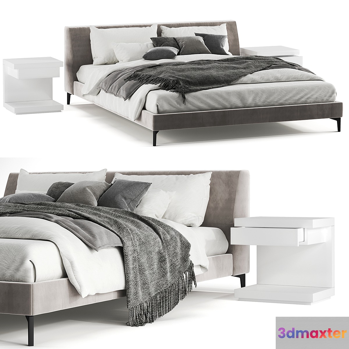 Meridiani Louis up Bed