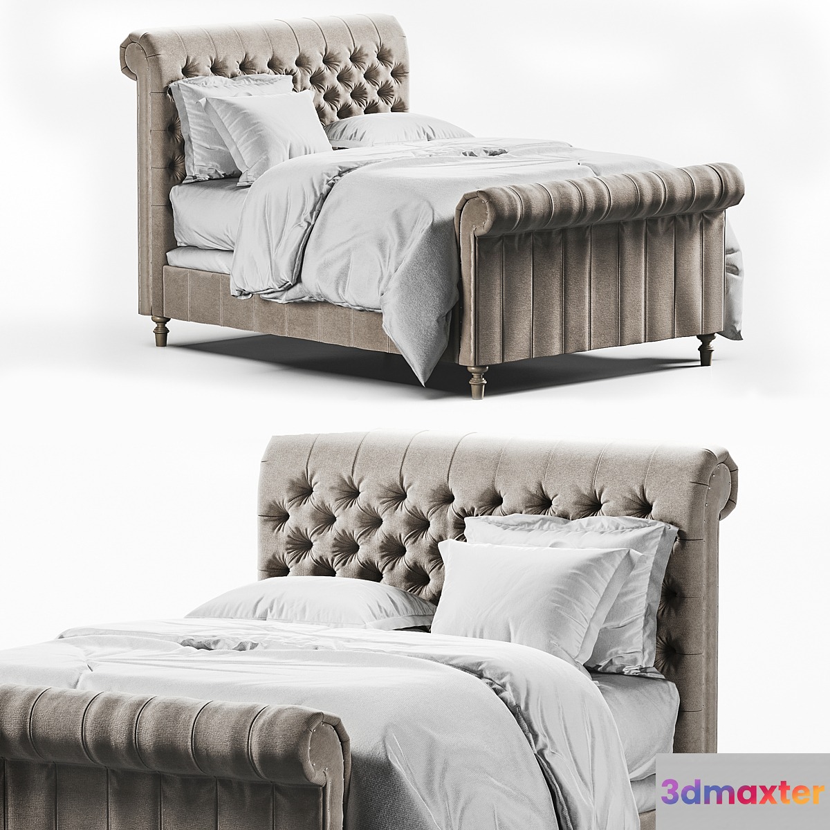 RH_Chesterfield_Fabric 3D Max