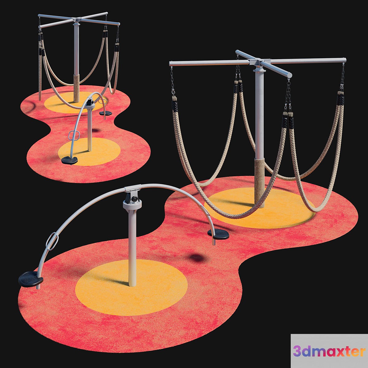 Playground for children 3D Max