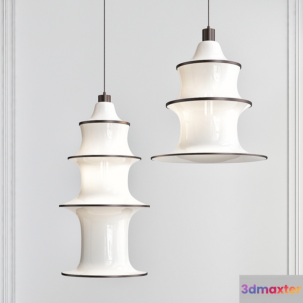 Falkland Artemide Lampada a Sospensione 3D Max