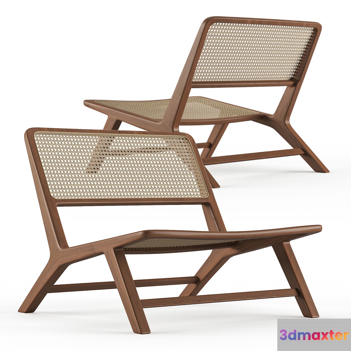 Rattan armchair