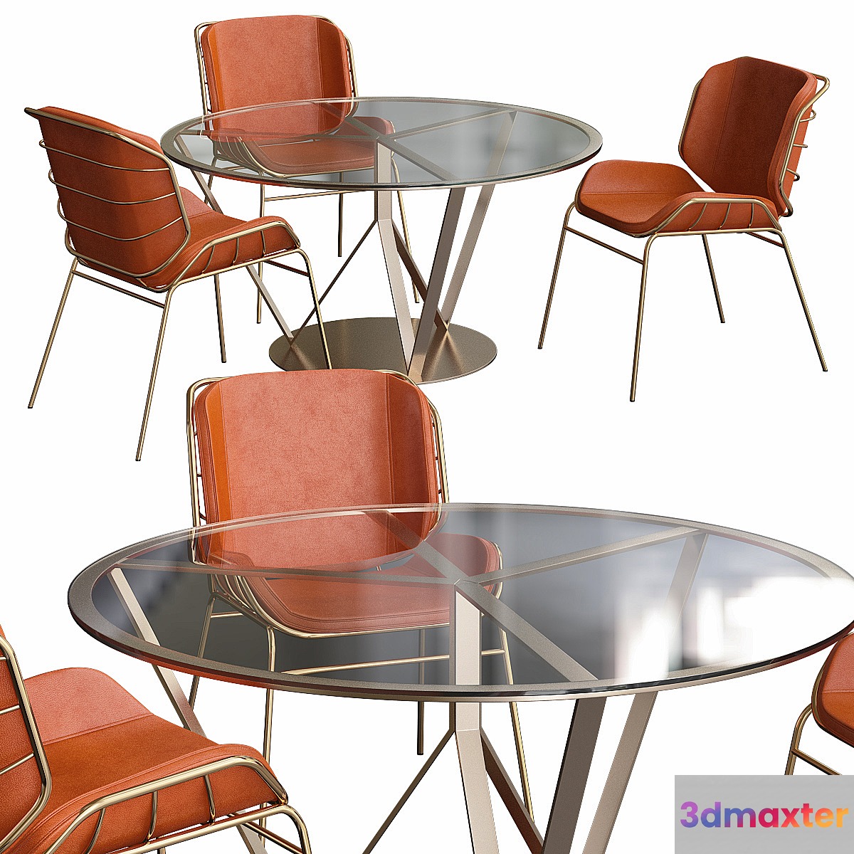 PACE PINK GOLD TABLE BY GARILAB BY PITER PERBELLINI
