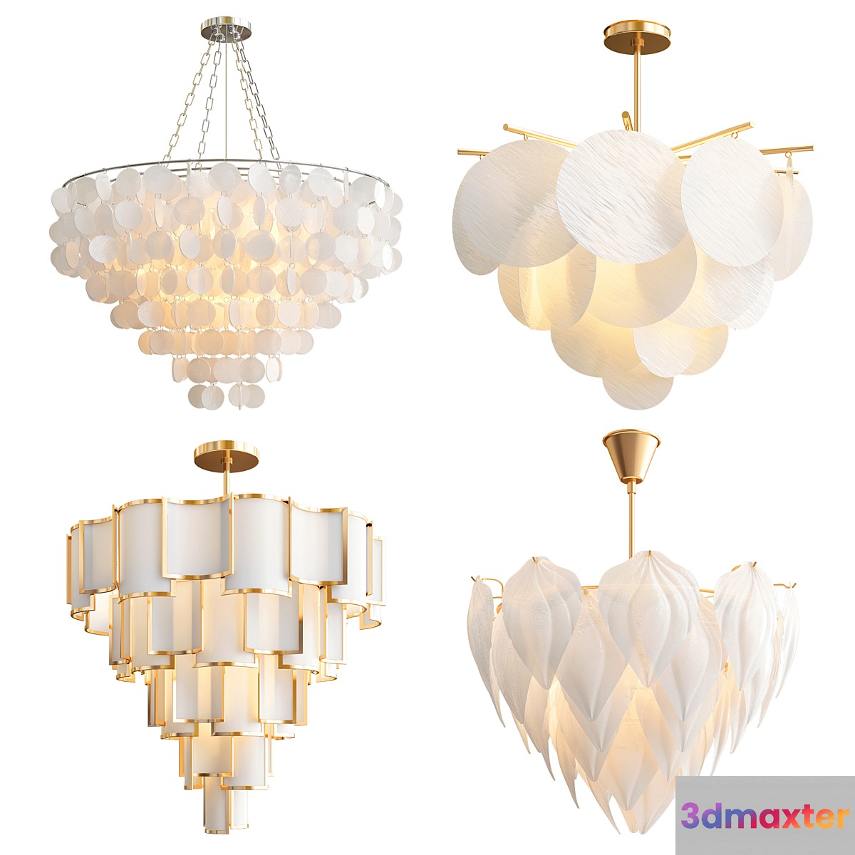 Four Exclusive Chandelier Collection_70 3D Max