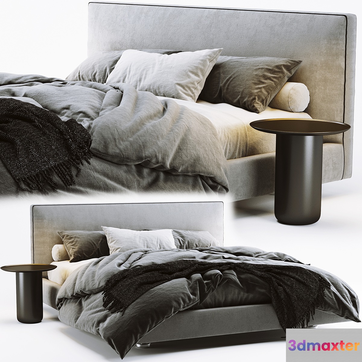 B&B Italia Richard Bed - No.2 3D Max