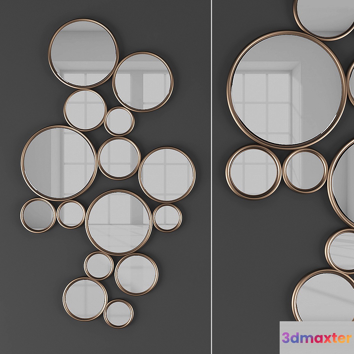Mirror 01 3D Max